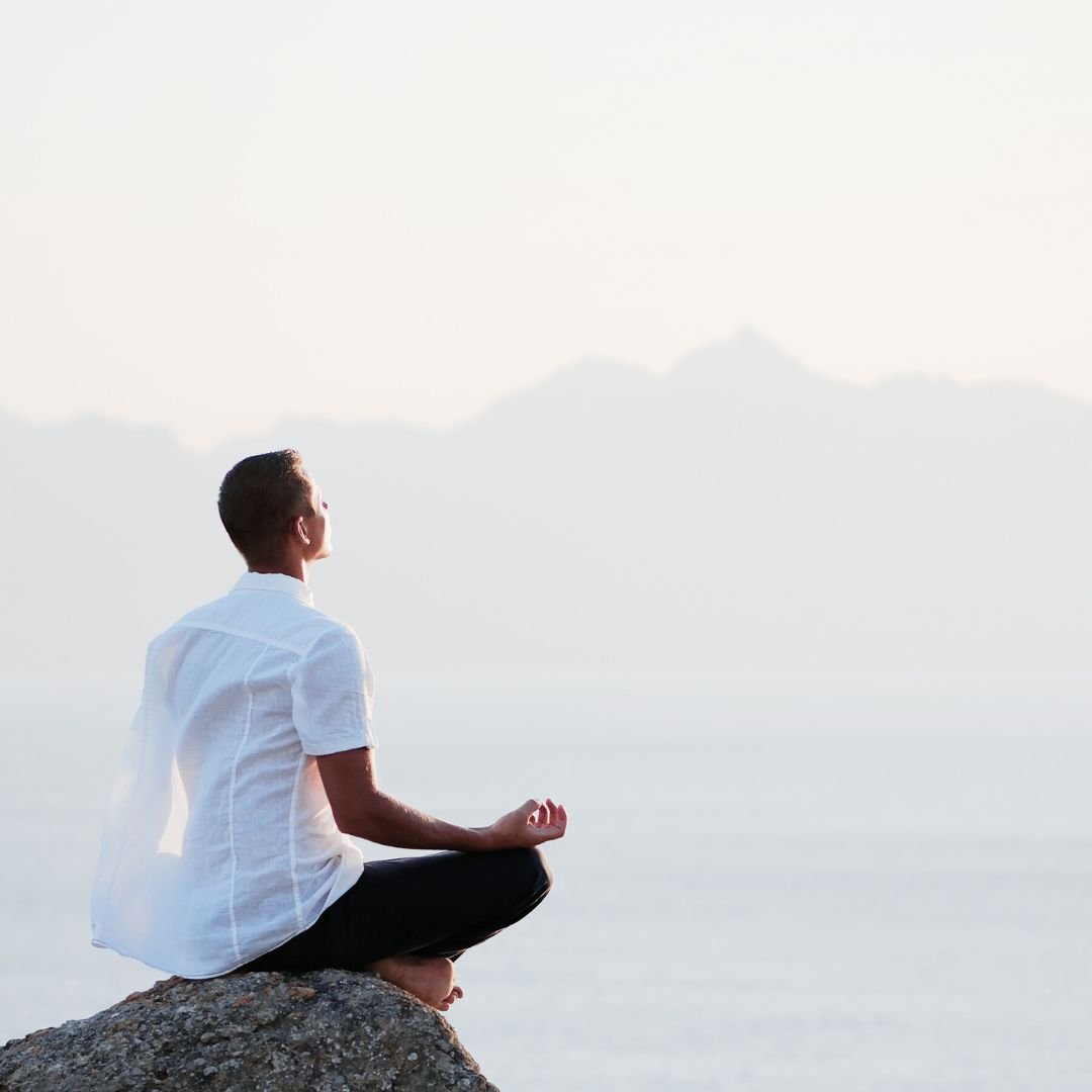 Tonglen Meditation woman with hands at heart