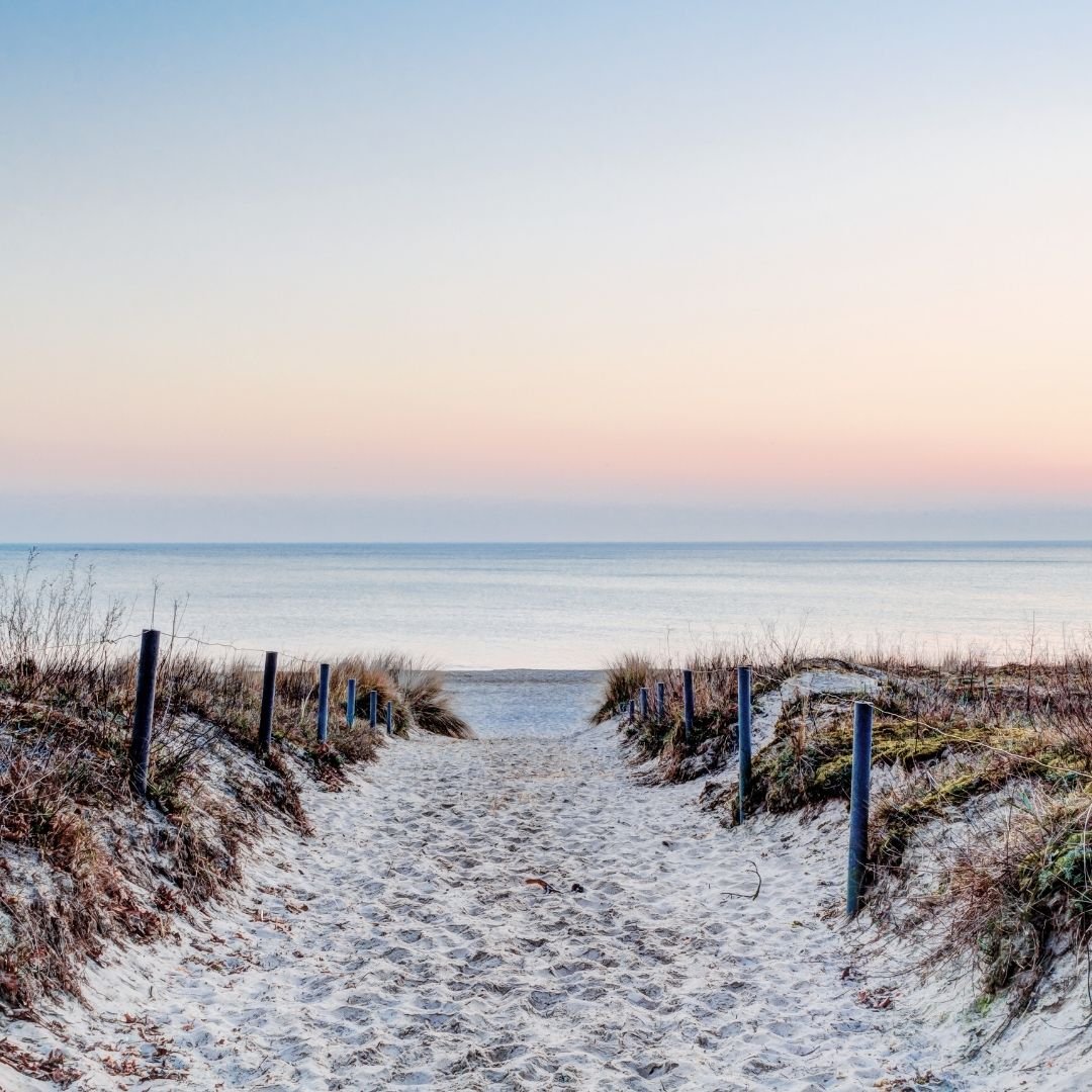 path to the ocean