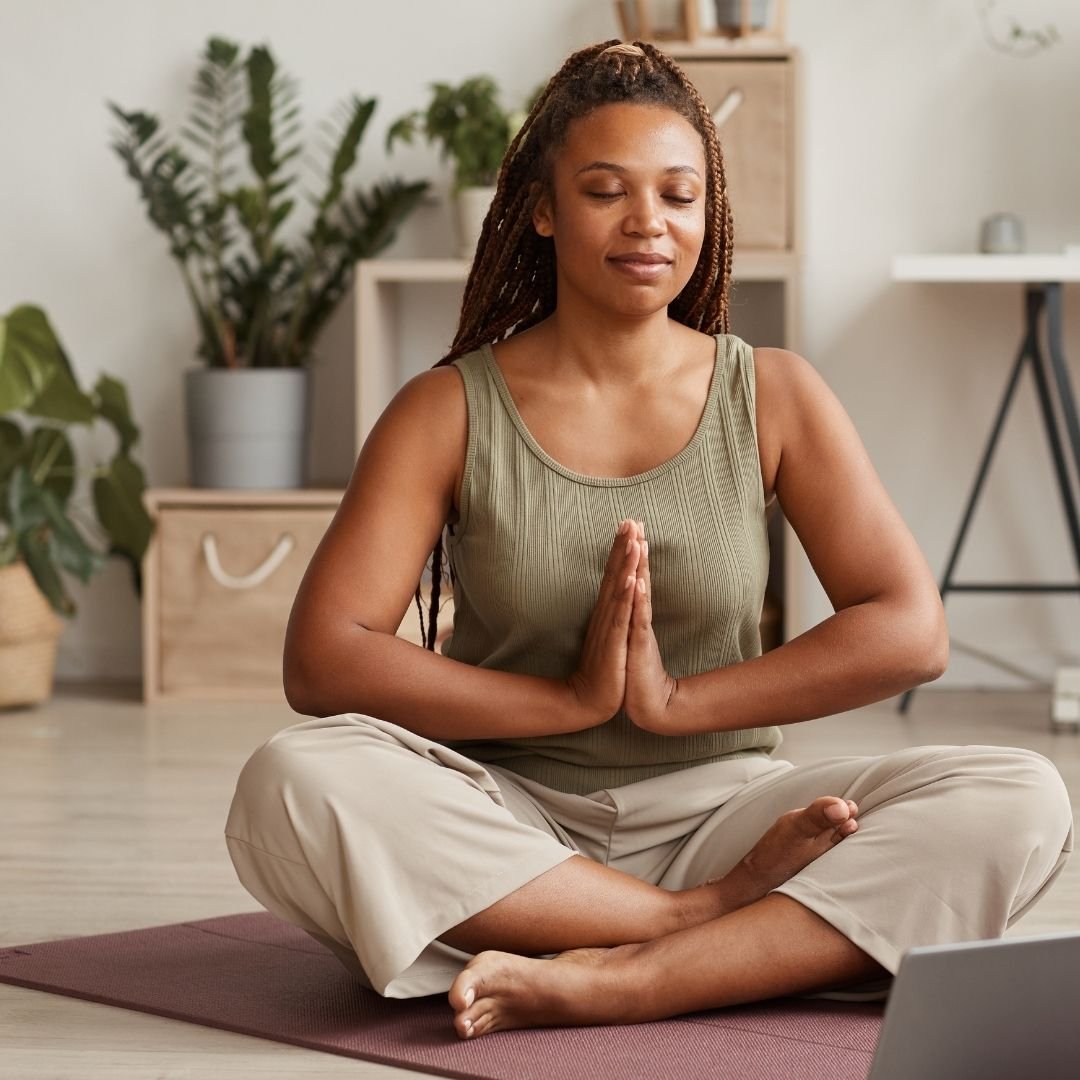 ptm woman meditating