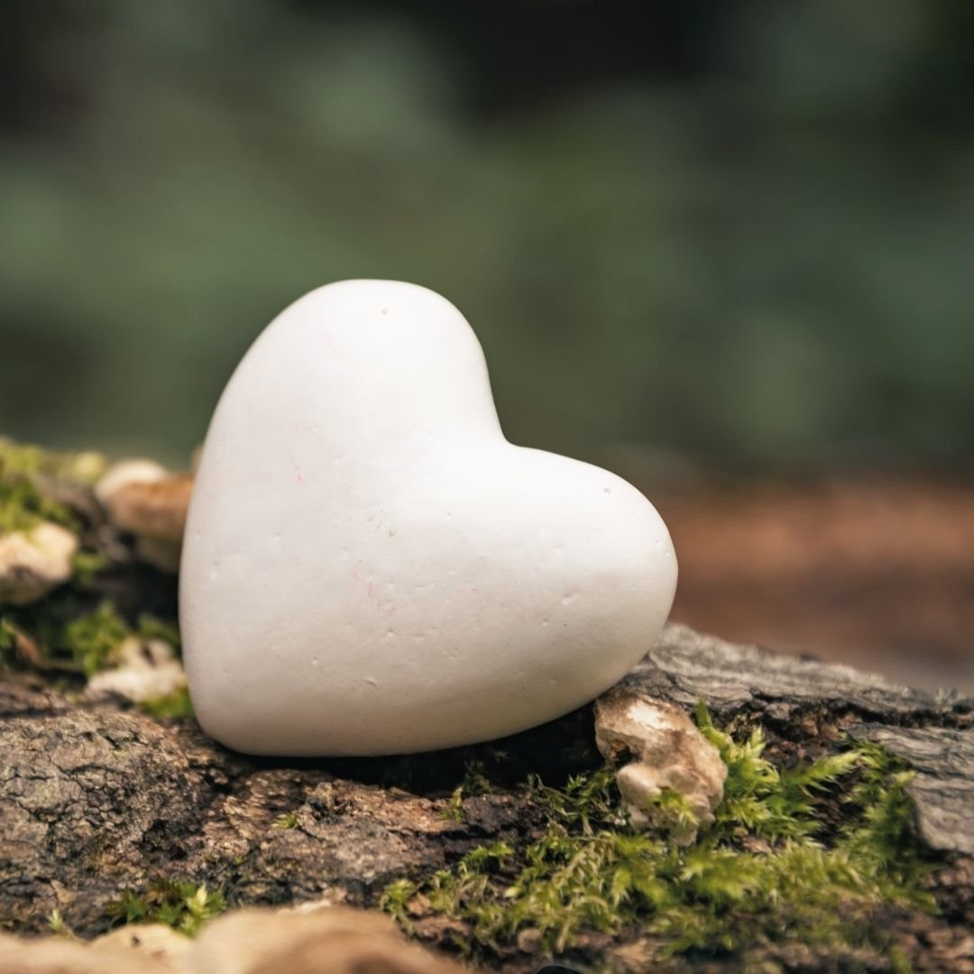 nature heart stone