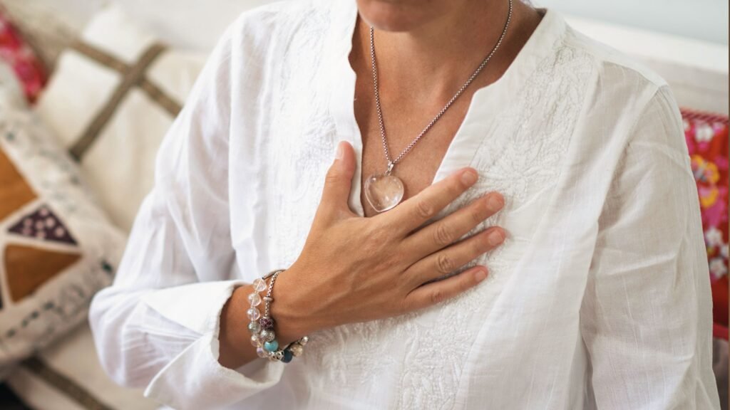hand on heart
