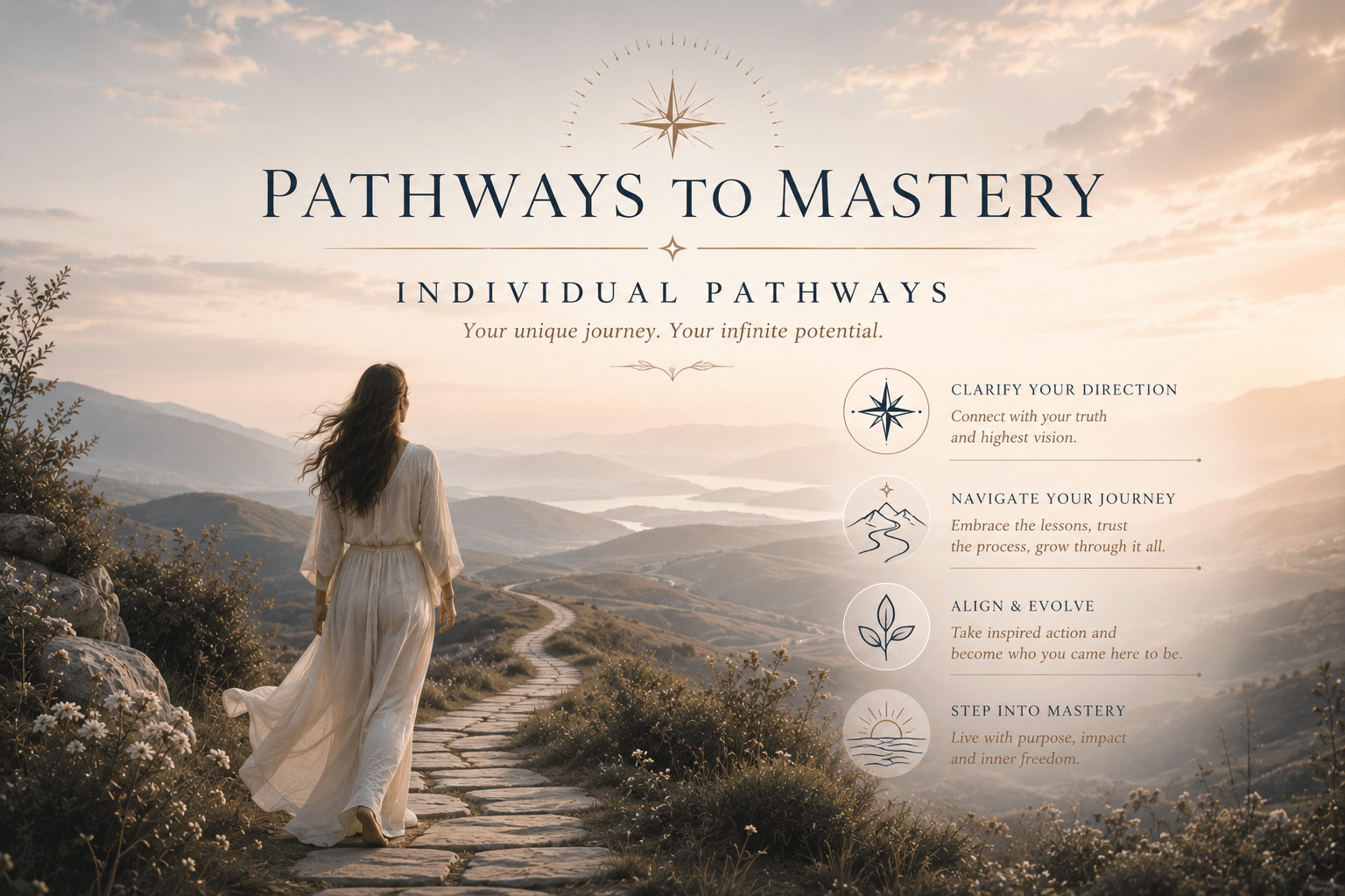 ptm pathways woman walking on trail