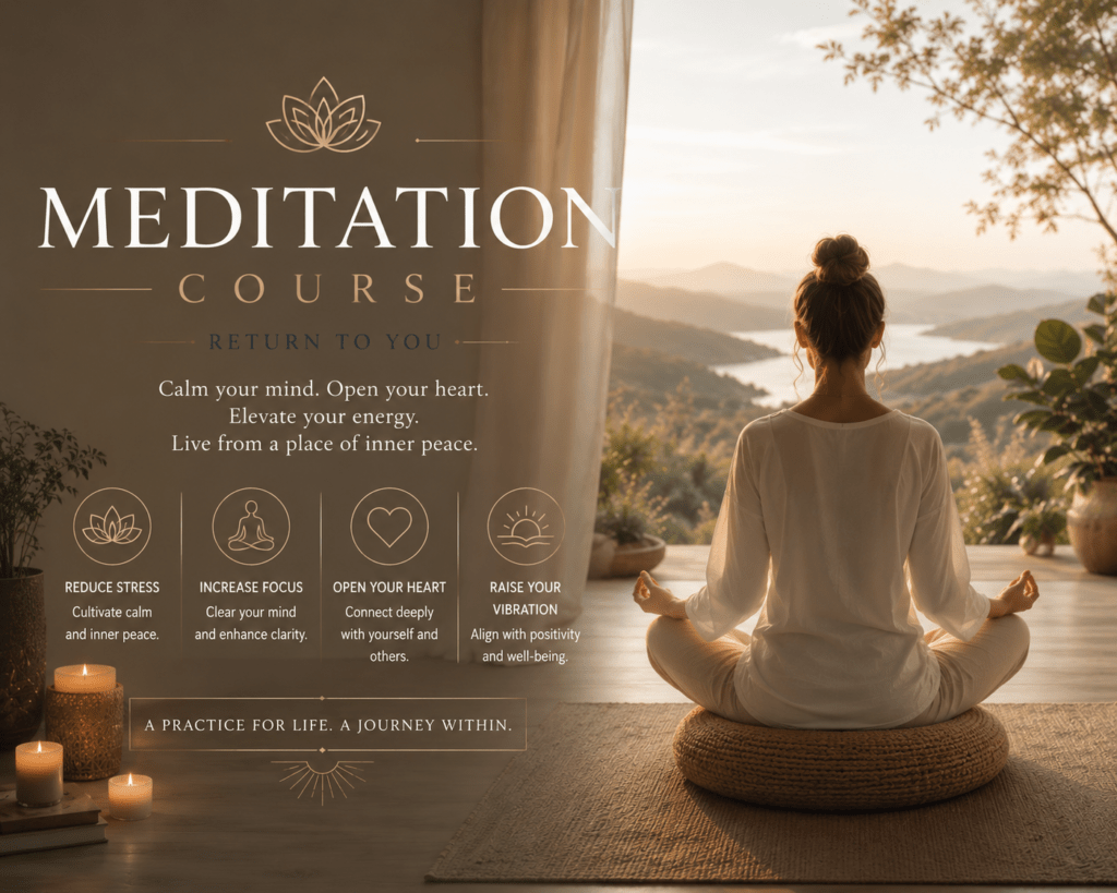 woman meditating