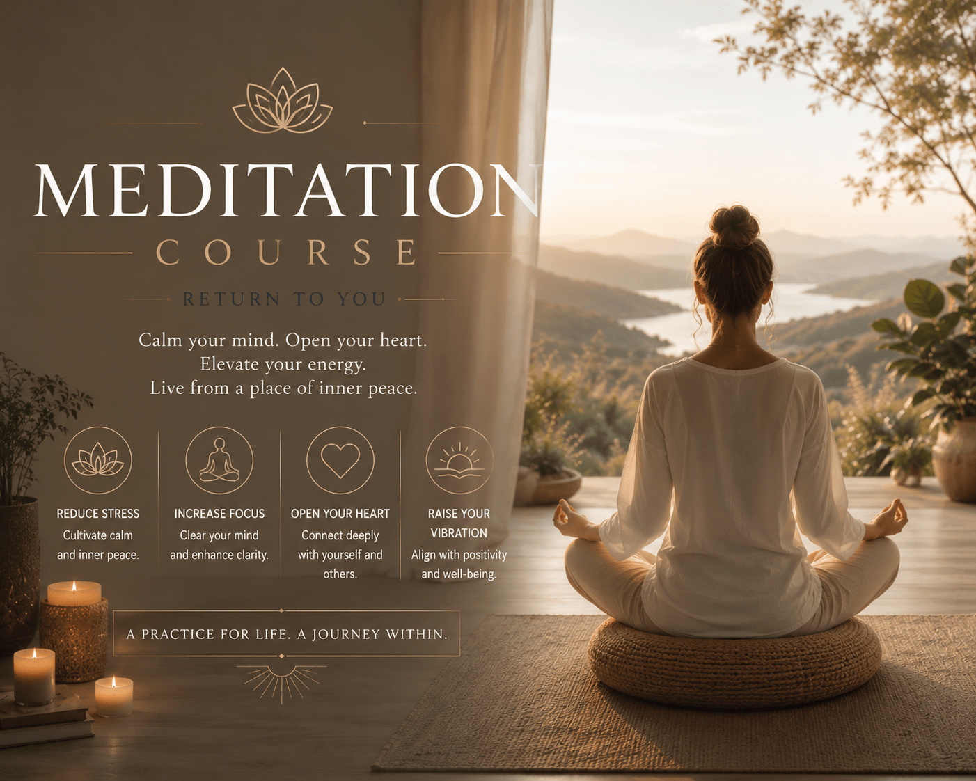 woman meditating