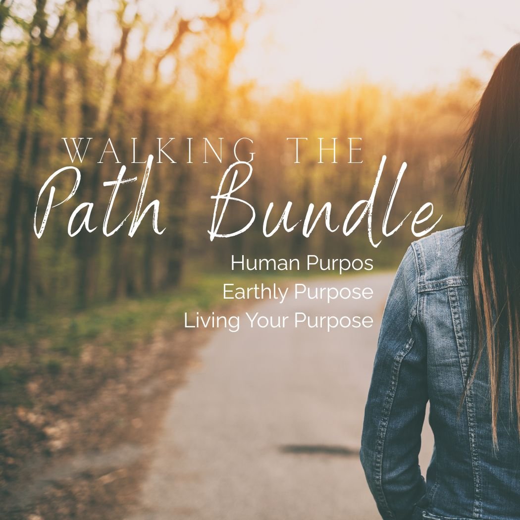 woman on a path